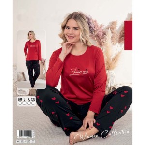 Γυναικεία Πιτζάμα βαμβακερή 