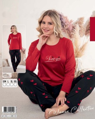 Γυναικεία Πιτζάμα βαμβακερή 