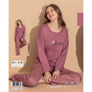 Γυναικεία Πιτζάμα βαμβακερή 