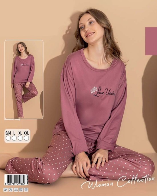 Γυναικεία Πιτζάμα βαμβακερή 