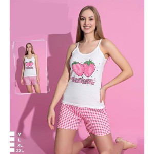 Γυναικεία Πιτζάμα βαμβακερή  Γυναικεία Πιτζάμα βαμβακερή