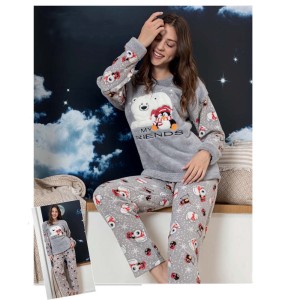 Γυναικείες πιτζάμες λούτρινες Γυναικείες πιτζάμες λούτρινες