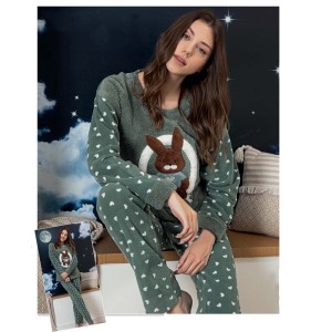 Γυναικείες πιτζάμες λούτρινες Γυναικείες πιτζάμες λούτρινες