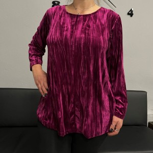 Γυναικεία μπλούζα βελούδινη 