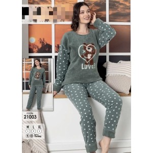 Γυναικείες πιτζάμες λούτρινες Γυναικείες πιτζάμες λούτρινες