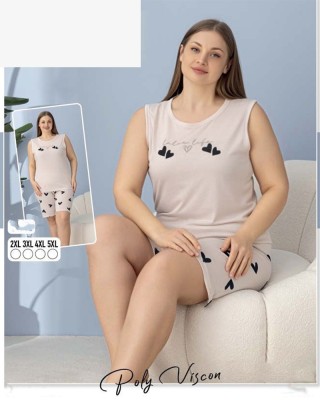 Γυναικεία Πιτζάμα βαμβακερή 