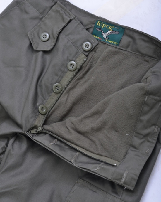 Στρατιωτικό παντελόνι με επένδυση φλις